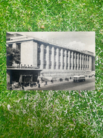 Открытка СССР "Москва. Библиотека им. Ленина", Госкиноиздат, 1951 год, фото Н. Соловьева (чистая)