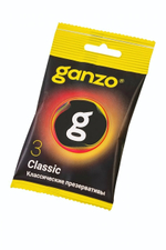 Презервативы Ganzo Classic с обильной смазкой № 3 (в пакете)