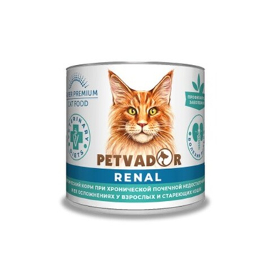 Petvador Veterinary Diets Renal консервы для кошек 240 г