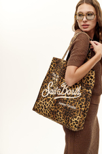 Шоппер MC Saint Barth Essential Bag леопард