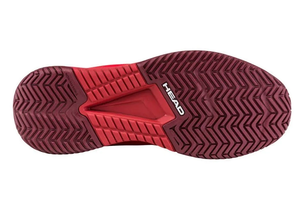 Детские теннисные кроссовки Head Sprint Pro 4.0 - red/dark red