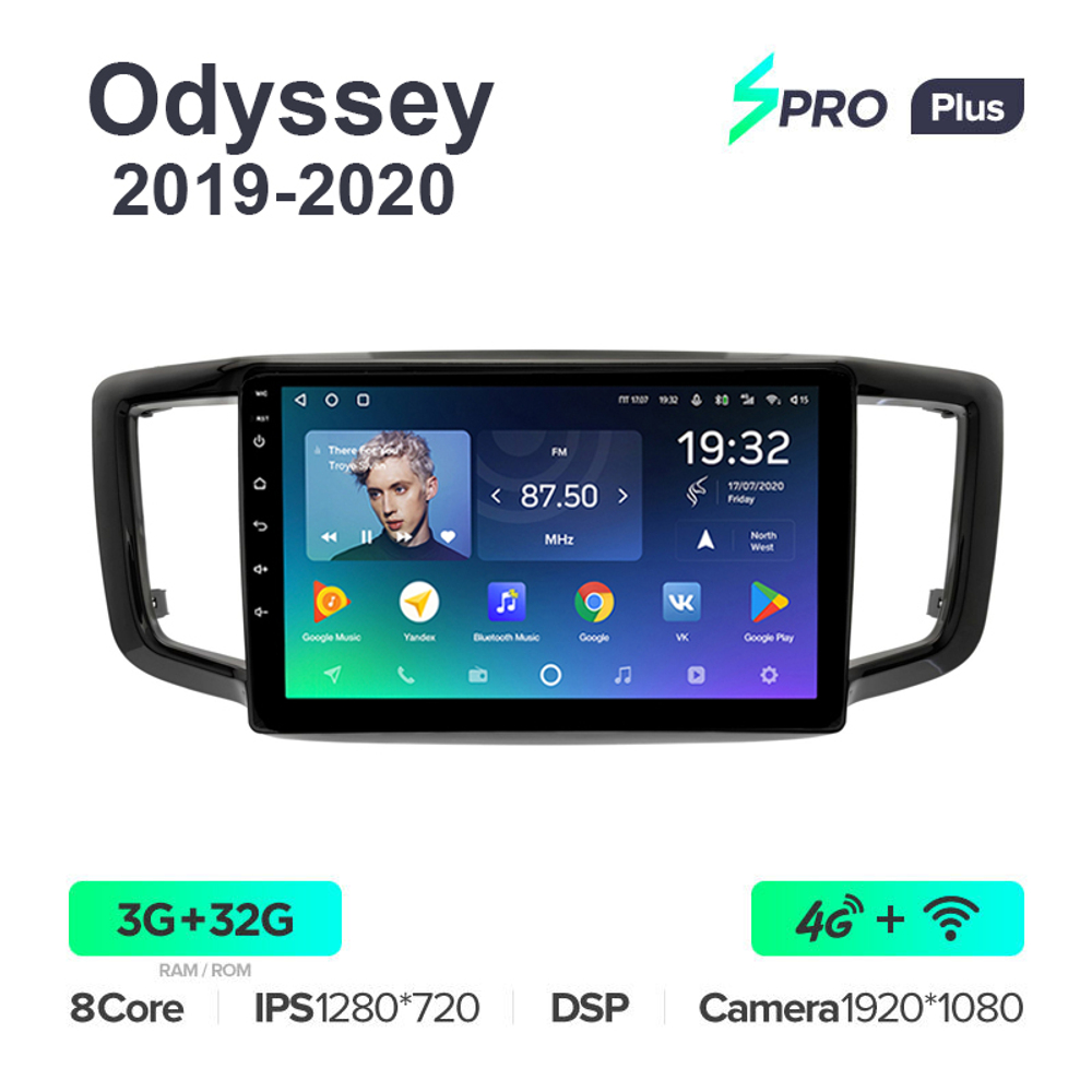 Teyes SPRO Plus 10,2"для Honda Odyssey 2019-2020