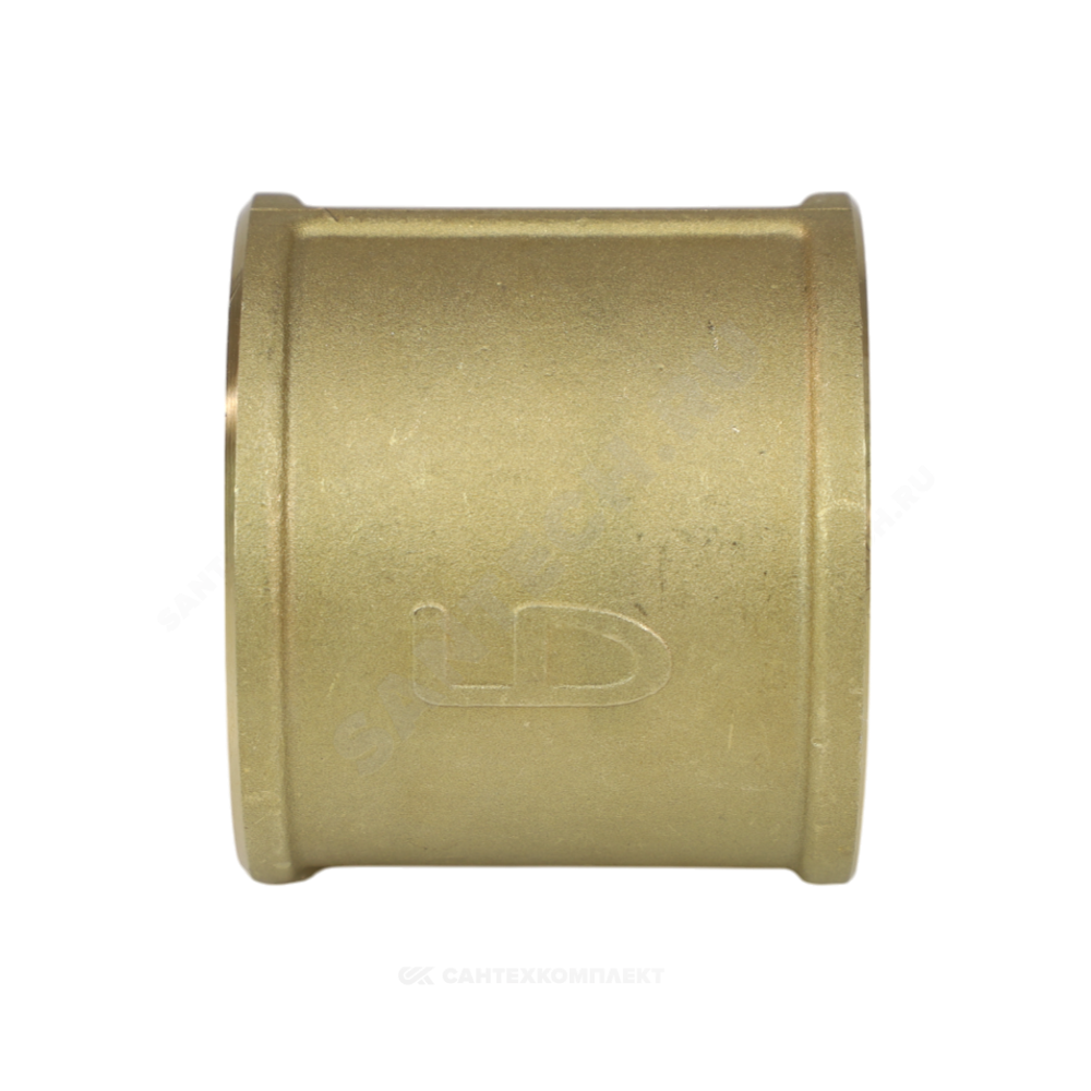 Муфта латунь Ду 15 (1/2") ВР/ВР LD LD.65.502.15