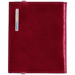 Чехол для кредитных карт Piquadro Blue Square красный телячья кожа (PP1395B2/R)
