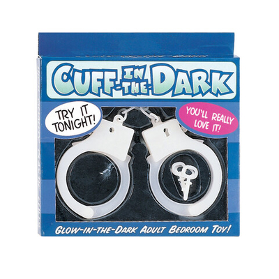 Светящиеся в темноте пластиковые наручники Cuff-In-The-Dark (Цвет: зеленый)