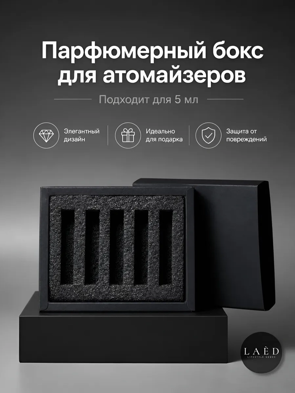 Парфюмерный бокс для атомайзеров и отливантов, 5 мл