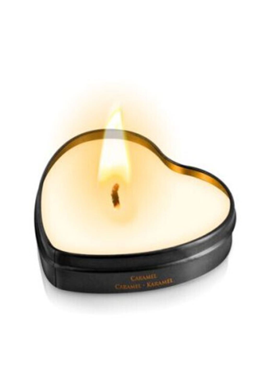 Массажная свеча с ароматом сливочной карамели Bougie Massage Candle (35 мл) (Цвет: белый)
