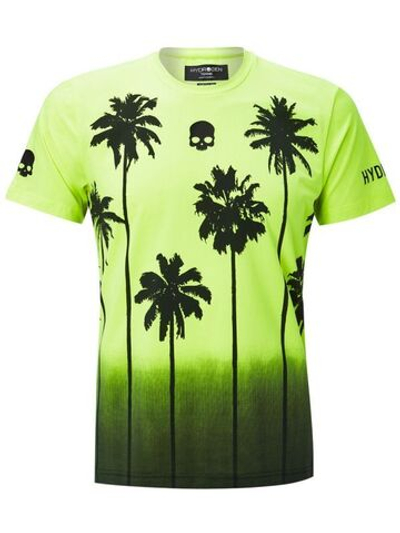 Футболка для мальчика теннисная Hydrogen Palms Tech Tee Kids - fluo yellow