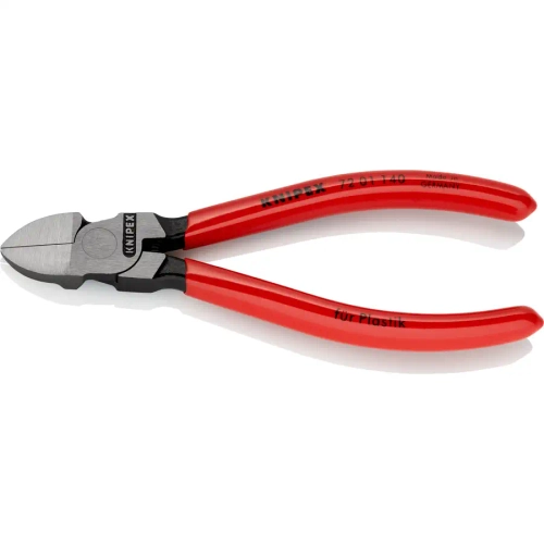 Кусачки боковые для пластмассы 140 мм Knipex 72 01 140