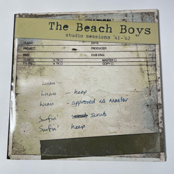 Винтажная виниловая пластинка LP The Beach Boys Studio Sessions 61 62 (Италия, 2000)