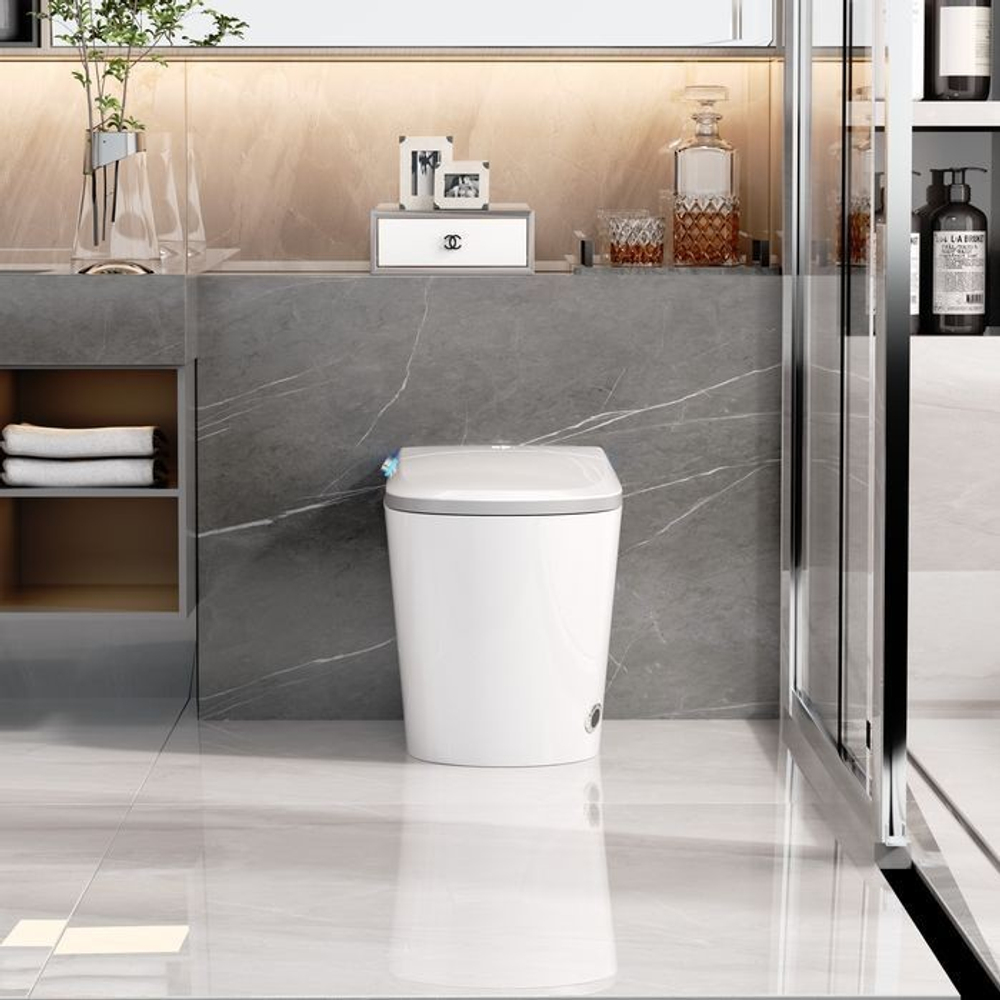 Унитаз приставной Grossman Smart GR-PR-5702 (580х380х460) белый, выпуск в стену, 1 место