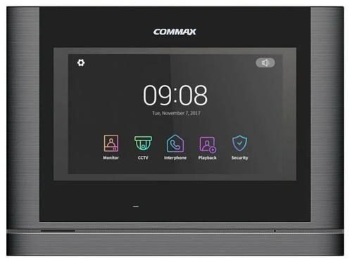 Commax CDV-704MF/VZ grey black smog СКУД