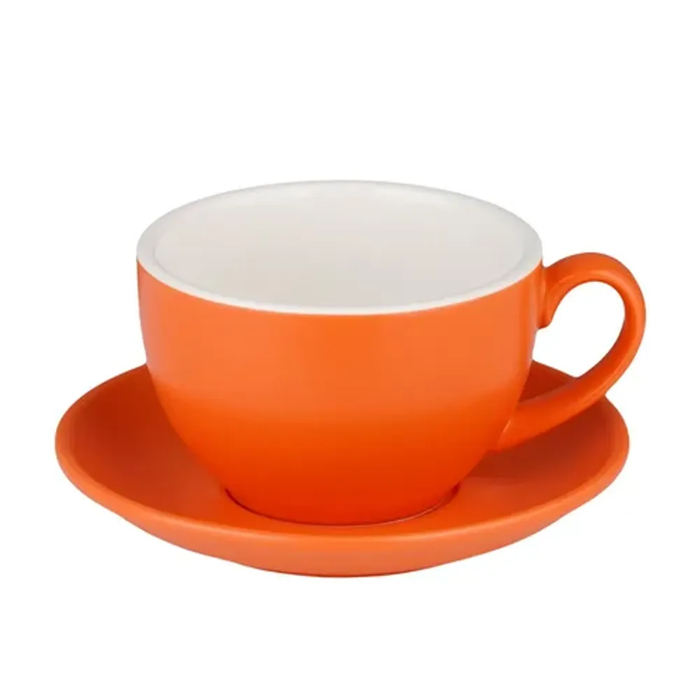 Чайная пара 370 мл оранжевая матовая d 10,9 см h7,2 см Barista (Бариста) P.L. Proff Cuisine [6]