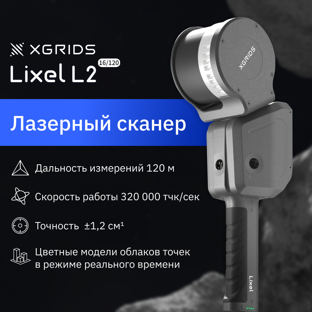 XGRIDS Lixel L2 16/120 RTK  SLAM сканер