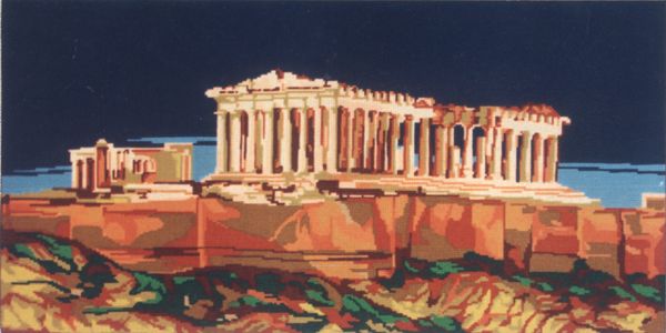 Рисунок для вышивания Soulos (канва жесткая), Акрополь, 50х90 см