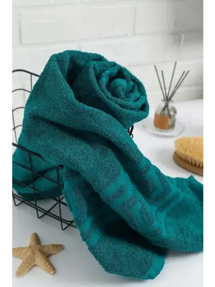 Полотенце махровое, г/к, 380 гр/м2, цвет: 507-темно-зеленый,