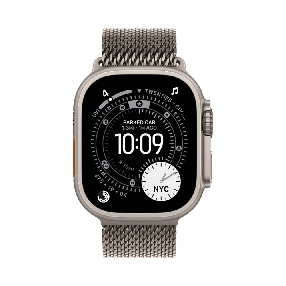 Смарт-часы Apple Watch Ultra 3 49 mm, Natural Titanium case | ремешок Milanese Loop | Natural, S
