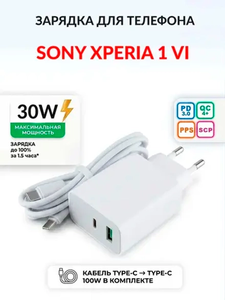 Зарядка для телефона Sony Xperia 1 VI