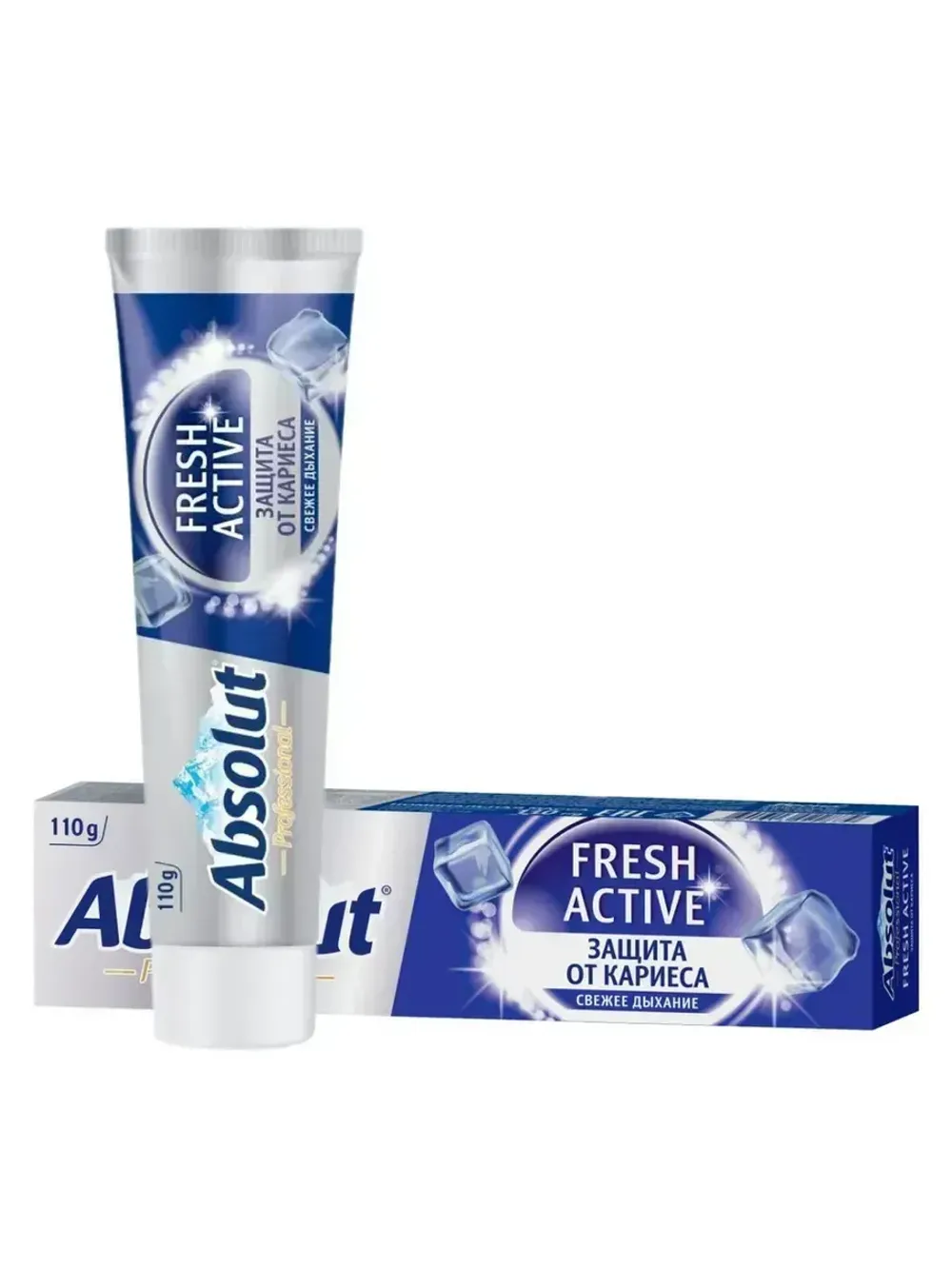 Профилактическая антибактериальная зубная паста «ABSOLUT» Professional Fresh Active 110 г