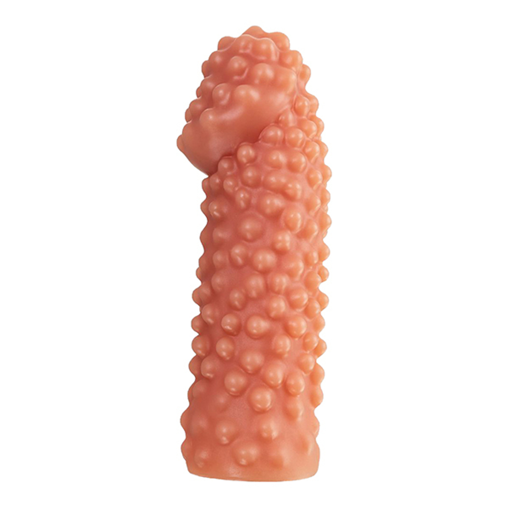 Реалистичная насадка на пенис 16,5см с бугорками Kokos Penis Sleeve 001 L Size