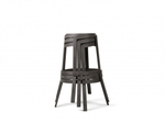 Табурет пластиковый барный Nardi Stack Maxi, терра