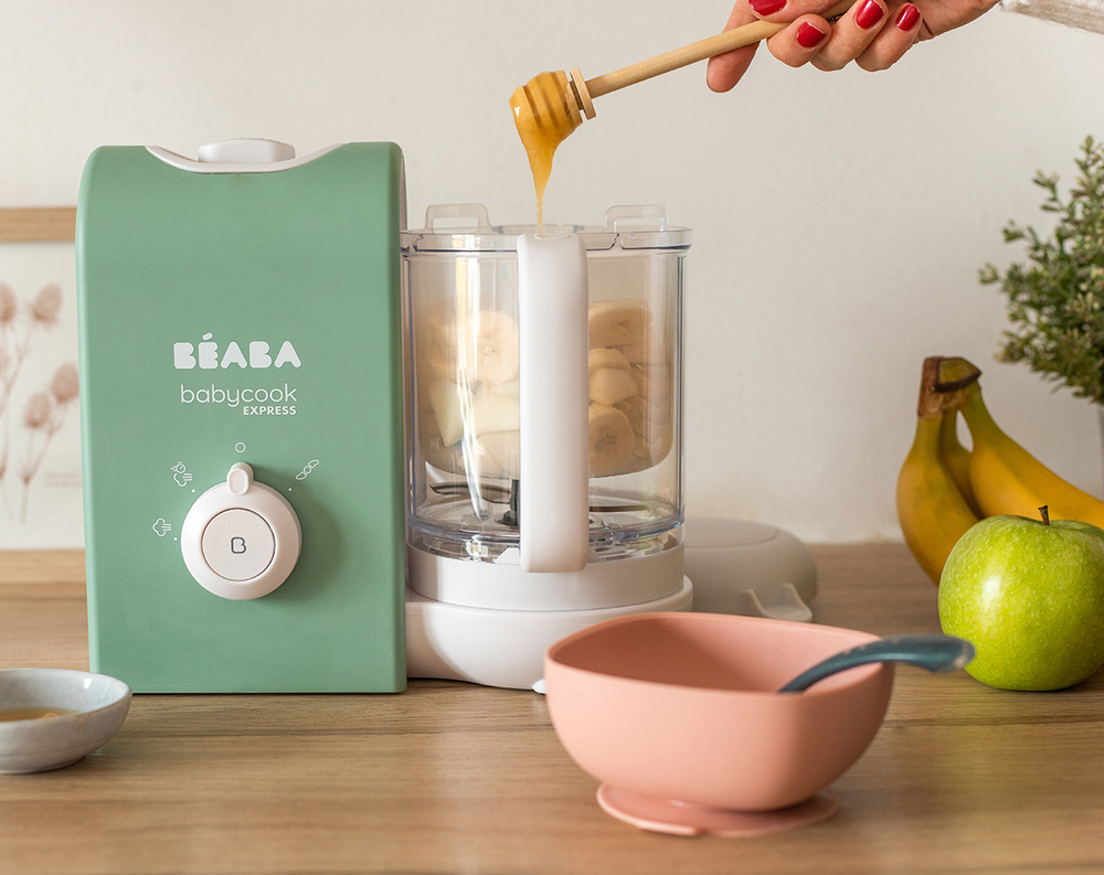 Кухонный комбайн для детского питания 5 в 1 BEABA Babycook Express зеленый