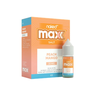 Купить Naked Max Salt 10 мл - Ice Peach Mango (20 мг)