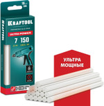 KRAFTOOL Ultra Power, 7 х 150 мм, 16 шт, прозрачные, ультрамощные клеевые стержни (06837-16)