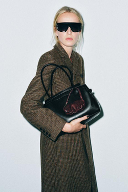 ZARA ШАРМ НА СУМКУ ДЛЯ ДУХОВ, БОРДОВО-КРАСНЫЙ