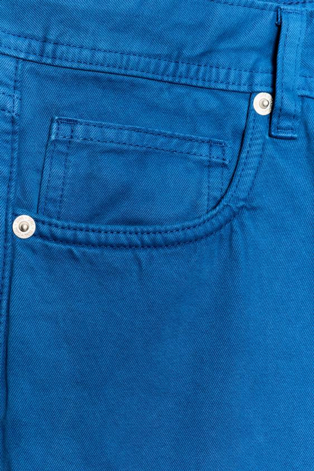 ZARA - FRUIT OF THE LOOM™ ДЖИНСЫ С НИЗКОЙ ПОСАДКОЙ И ПРЯМЫМИ ШТАНИНАМИ , ЯРКО-СИНИЙ