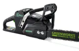 Цепная пила аккумуляторная Greenworks Арт. 2001607UA, GС82CSK25, 82V, 46 см, бесщеточная, с 1хАКБ 2.5 А.ч. и ЗУ — фото 6