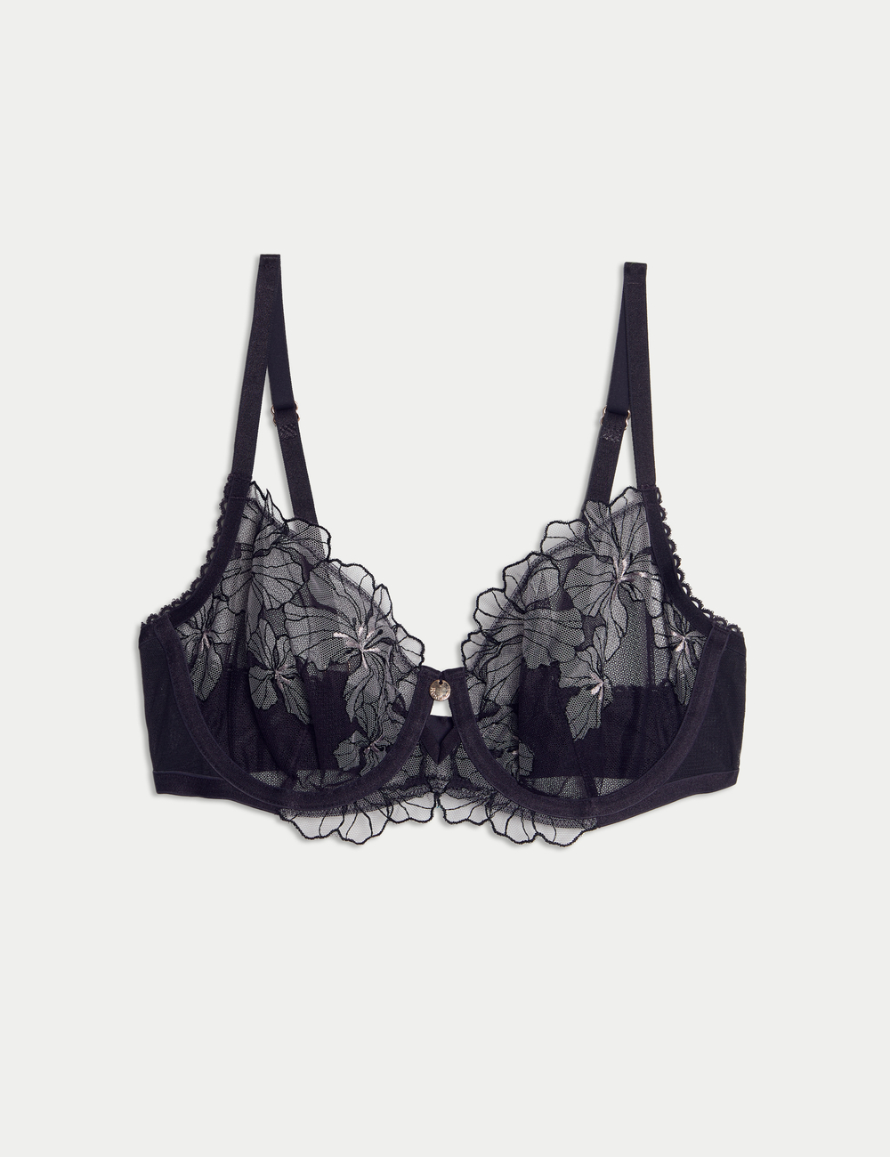 Бюстгальтер на косточках с цветочным декором T81006475P - Marks & Spencer