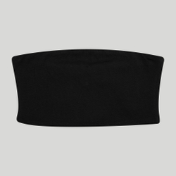 Bandeau Crop Top Black