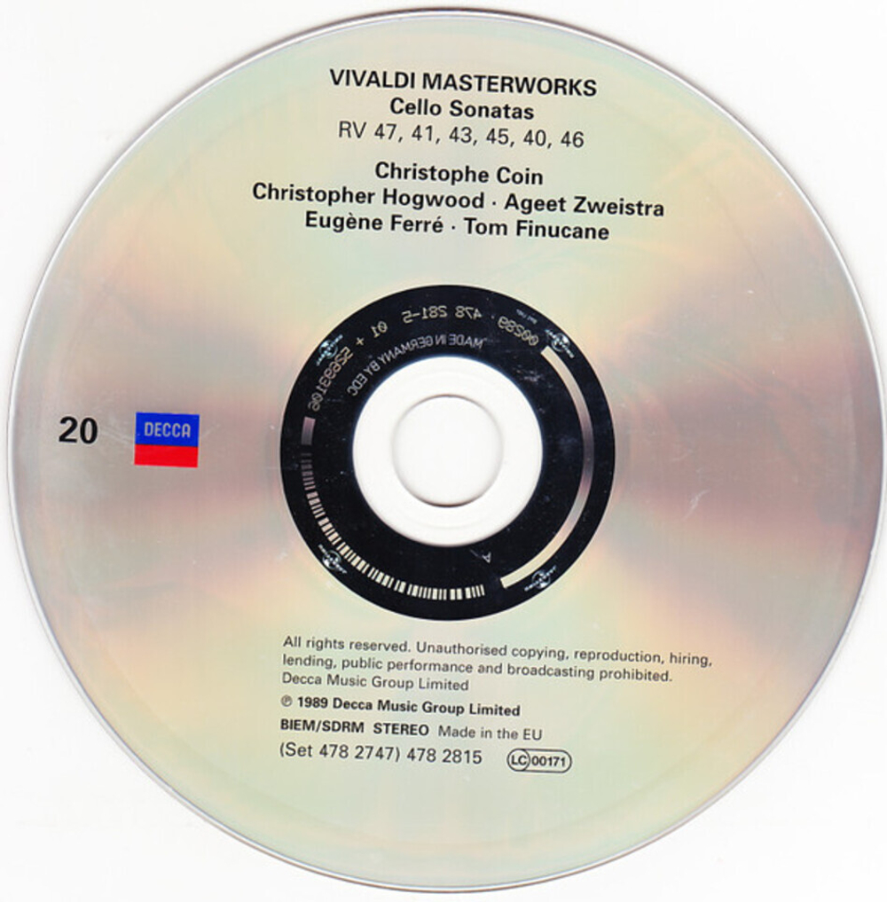 Сборник / Vivaldi Masterworks: Complete Concertos & Sonatas Opp.1-12 - Gloria - Stabat Mater - Nisi Dominus - Cantatas (28CD)