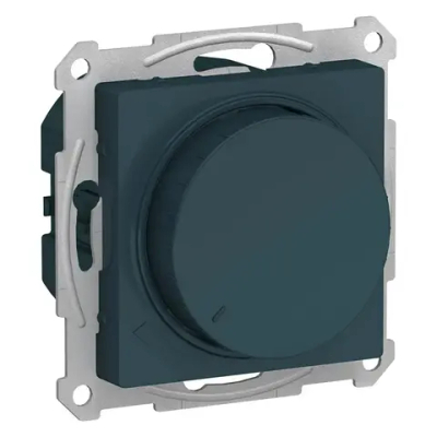 ATLASDESIGN СВЕТОРЕГУЛЯТОР (диммер) поворотно-нажимной, LED, RC, 400Вт, механизм, ИЗУМРУД