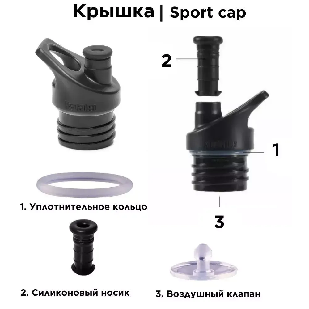 Бутылка Klean Kanteen Classic Sport 27oz (800 мл) Pastel Turquoise
