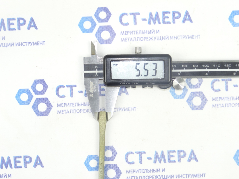 Заготовка шлицевая плоская (минусовая) 165х5.5х0.7мм (Без ручки) СССР