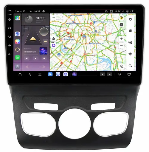 Магнитола для Citroen C4/DS4 2010+ (поддержка БК) - Kuberg QLed, Android 13, Быстрейшая, CarPlay, SIM-слот