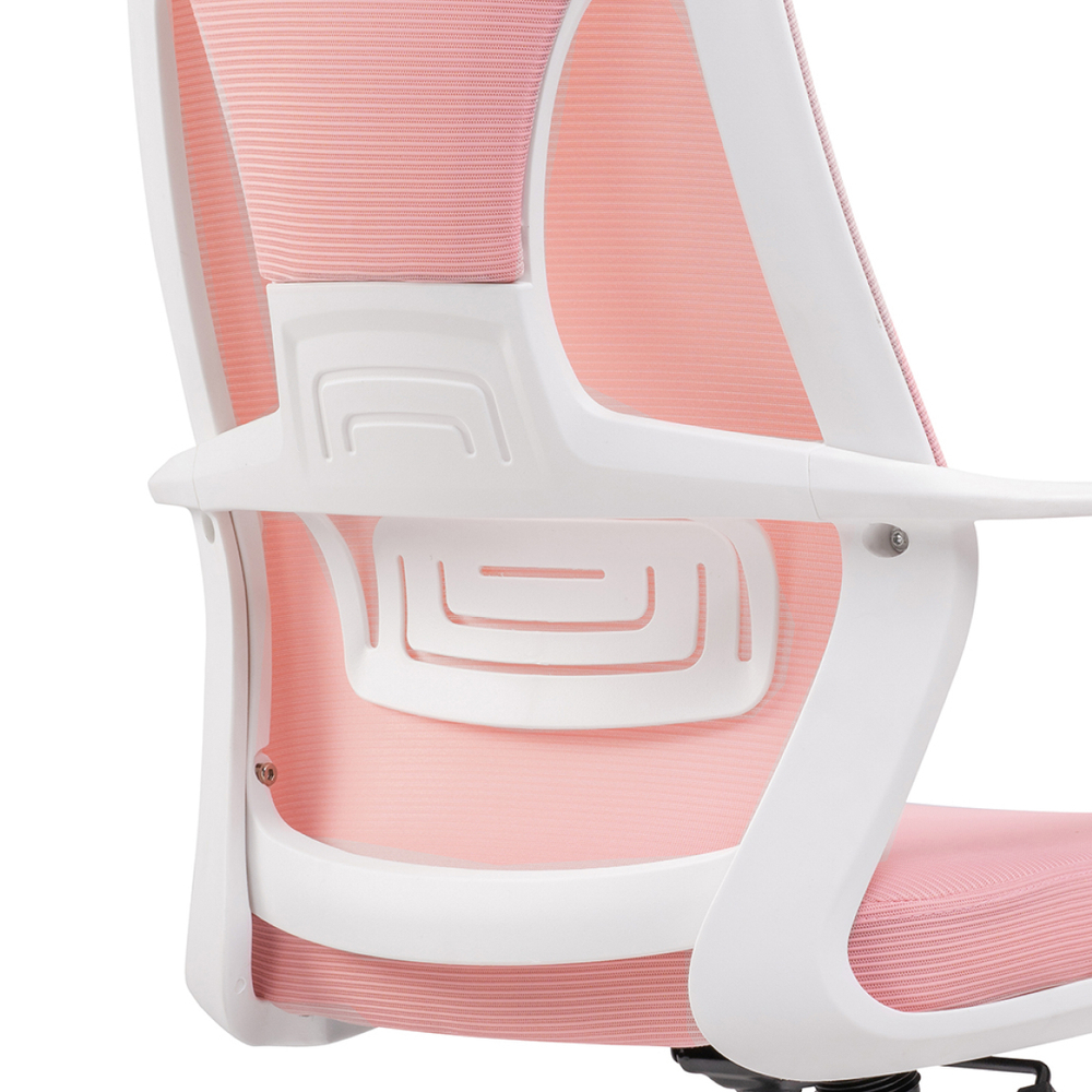 Офисное кресло Woodville Golem pink, white