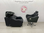 Мойка парикмахерская с креслом Волна