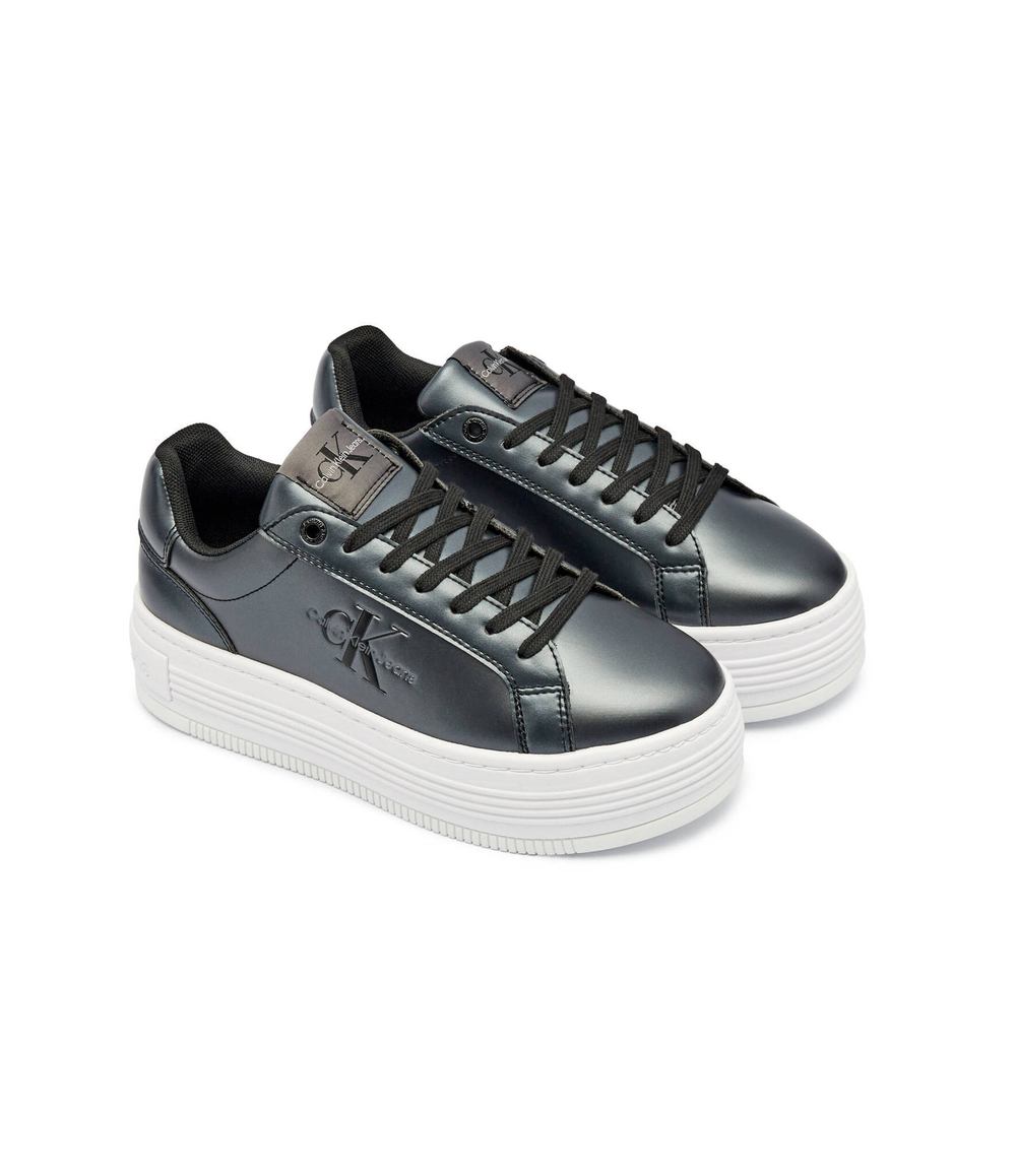 Кожаные кроссовки CALVIN KLEIN JEANS - графитовый(YW0YW01464)