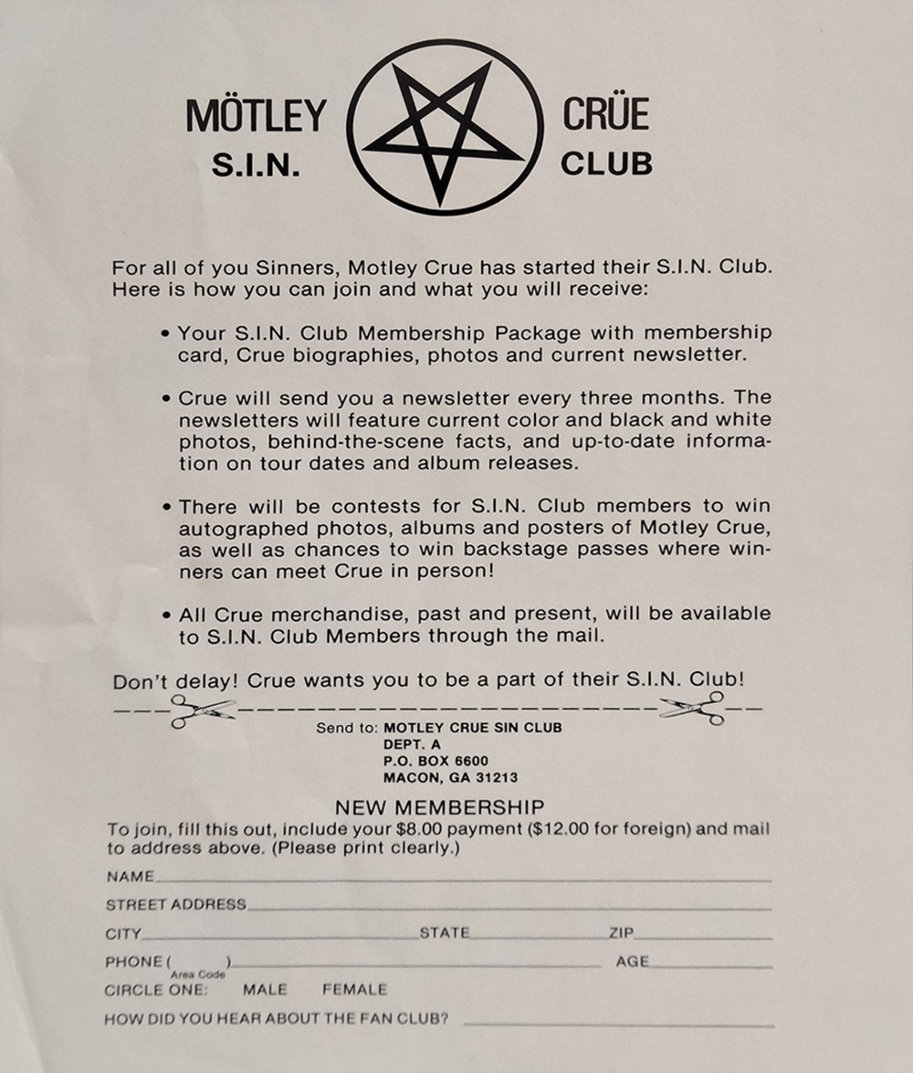 Motley Crue / Theatre Of Pain (LP)