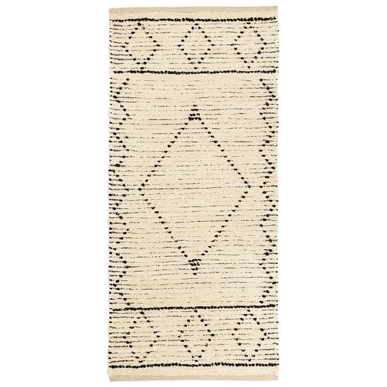 Ковер из переработанного хлопка dispur из коллекции ethnic, 70x160см
