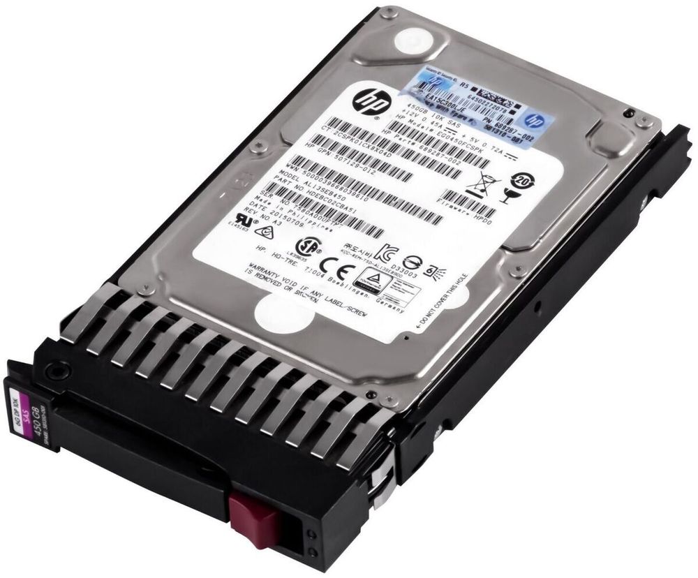 Жесткий диск HP 450GB, 6G, SAS, 10K RPM, SFF, 2.5" EG0450FCSPK