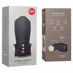 Мастурбатор мужской Fun factory COBRA LIBRE II, черно-серый