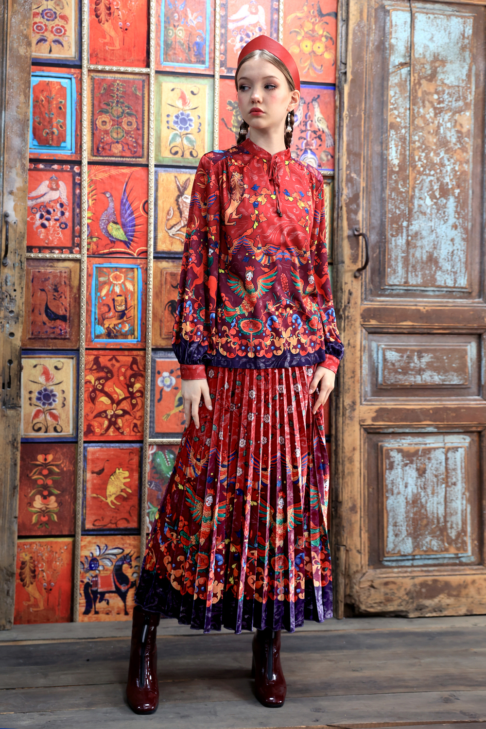 Blouse "Marusya. Maslenitsa"