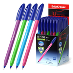 Ручка шариковая синяя "U-108 Stick Neon 1.0" (ErichKrause)