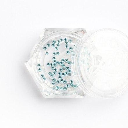 1096 Стразы стеклянные Aquamarine SS3 (1,3 мм) 100 шт