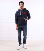 Худи Cut Logo Hoodie Hugo Bodywear - темно-синий(50490276)