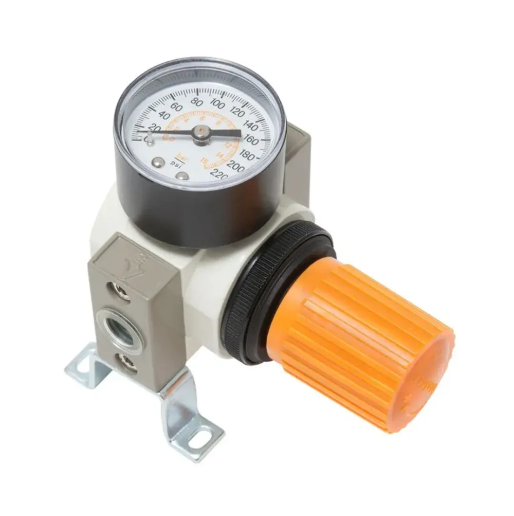 Регулятор давления воздуха с индикатором ''Profi''1/4''(F)x1/4''(F) (0-16bar) RockFORCE RF-704214
